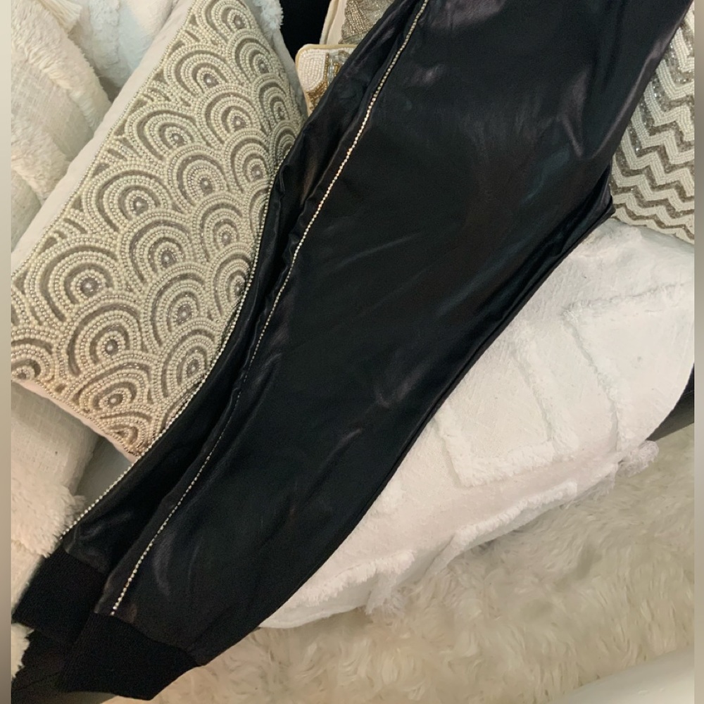 New GUESS faux leather pants